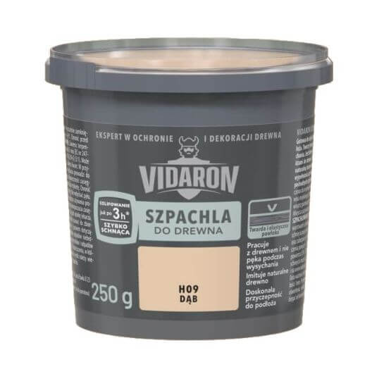Szpachla Do Drewna H09 Dąb 250g Vidaron