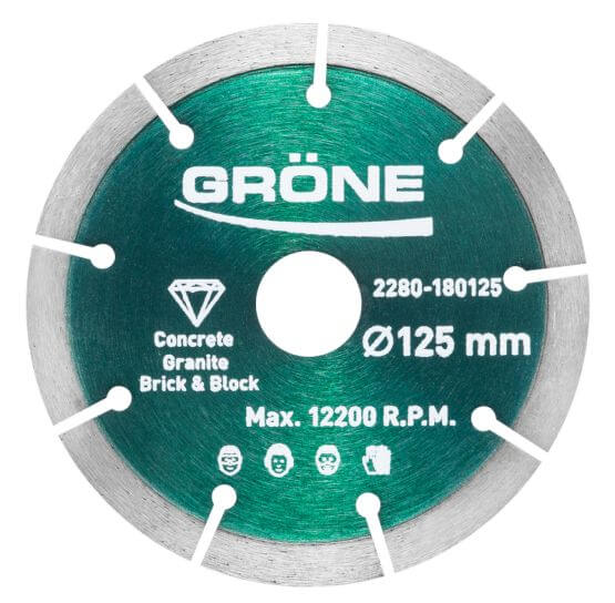 Tarcza Diamentowa Krawędź Segmentowa 125x22,2mm 2280-180125 Grone