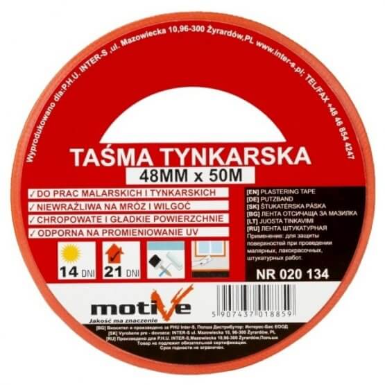 Taśma Tynkarska 50m x 48mm 020 134 Motive