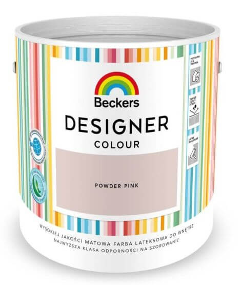 Farba Lateksowa Beckers Designer Colour Powder Pink 2,5L