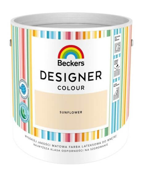 Farba Lateksowa Designer Colour Sunflower 2,5L Beckers