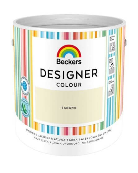 Farba Lateksowa Designer Colour Banana 2,5L Beckers
