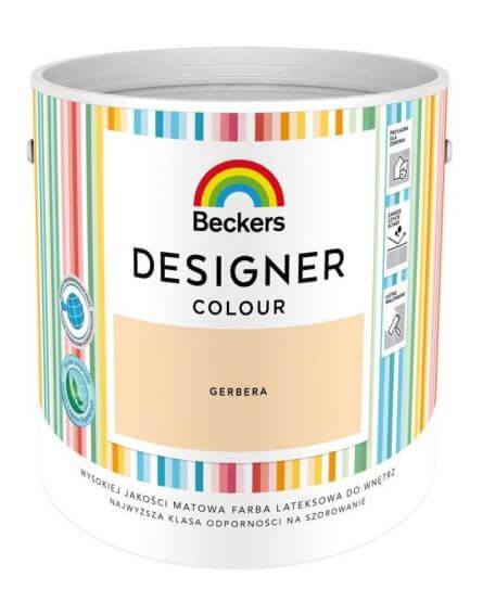 Farba Lateksowa Designer Colour Gerbera 2,5L Beckers