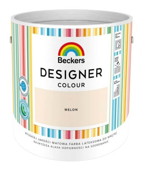 Farba Lateksowa Designer Colour Melon 2,5L Beckers