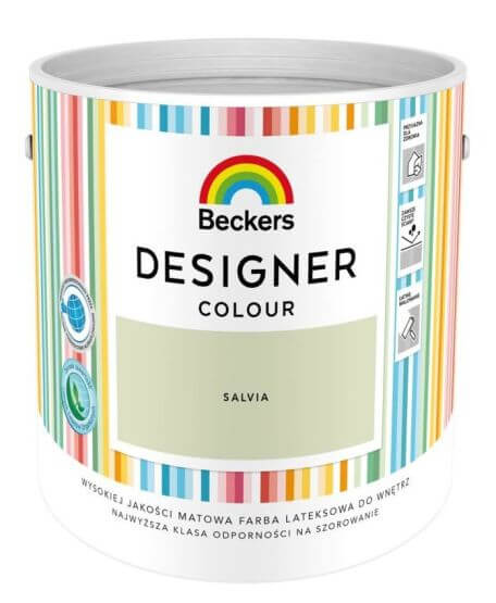 Farba Lateksowa Designer Colour Salvia 2,5L Beckers