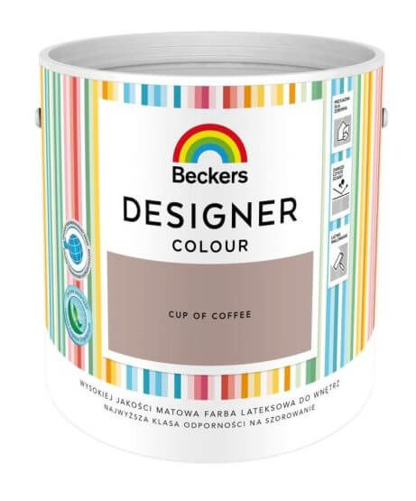 Farba Lateksowa Designer Colour Cup Of Coffee 2,5L Beckers