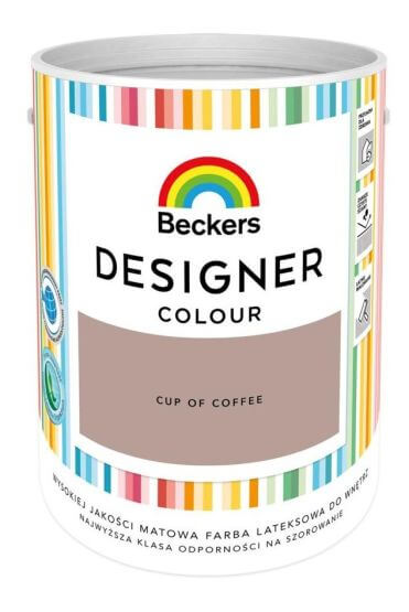 Farba Lateksowa Designer Colour Cup Of Coffee 5L Beckers