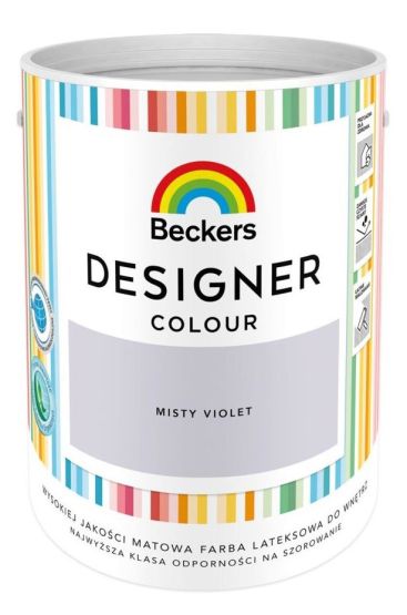 Farba Lateksowa Designer Colour Misty Violet 2,5L Beckers