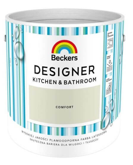 Farba Lateksowa Beckers Designer Kitchen & Bathroom Comfort Mat 2,5 L