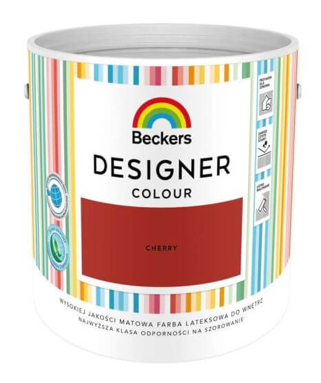Farba Lateksowa Designer Colour Cherry 2,5L Beckers