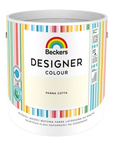 Farba Lateksowa Designer Colour Panna Cotta 2,5L Beckers