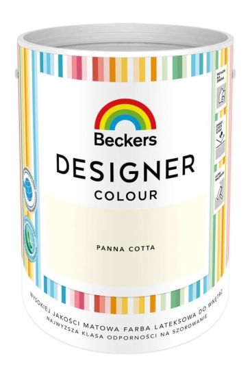 Farba Lateksowa Beckers Designer Colour Panna Cotta 5L