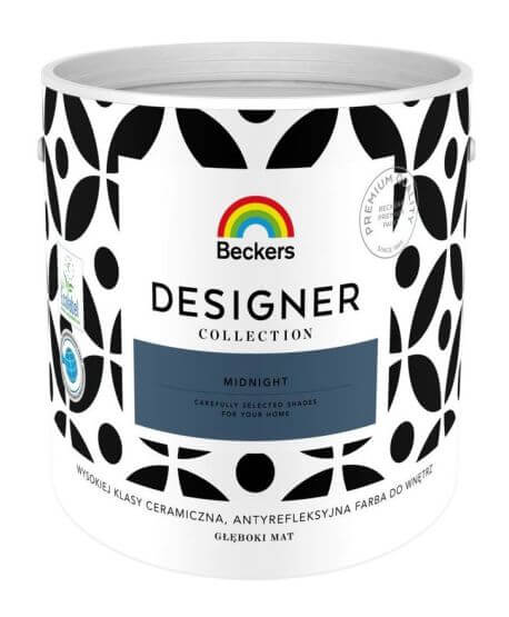 Farba Ceramiczna Beckers Designer Collection Midnight Mat 2,5L