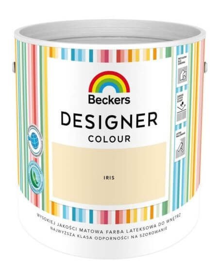Farba Lateksowa Designer Colour Iris 2,5L Beckers