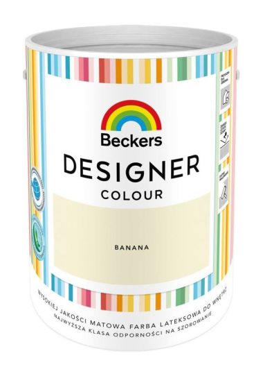 Farba Lateksowa Designer Colour Banana 5L Beckers
