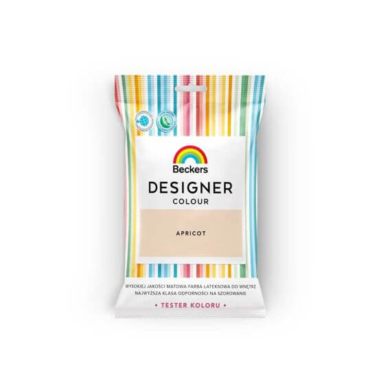 Tester Farby Designer Apricot 50ml Beckers