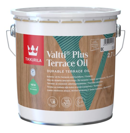 Olej Do Drewna Valtti Plus Terrace Oli Clear 2,7 l Tikkurila