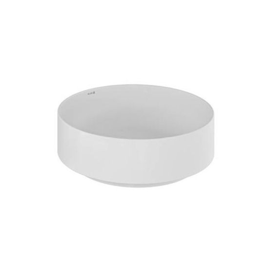 Umywalka Ceramiczna Nablatowa Okrągła 40X40 Resa Biały mat 58CW1053 Kludi
