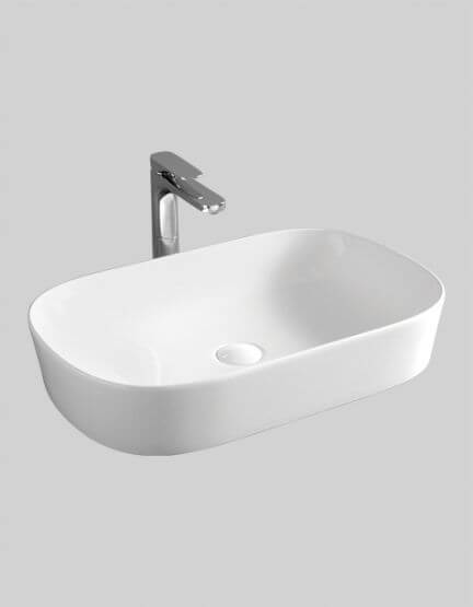 Umywalka Nablatowa Ghost Bianco 65x42 cm GHL0020100 Artceram