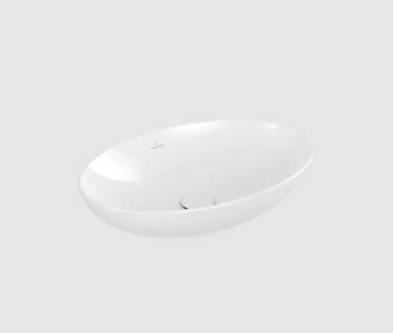 Umywalka Nablatowa Loop&Friends 56x38 CeramicPlus Weiss Alpin 4A4700R1 Villeroy&Boch