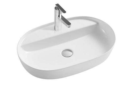 Umywalka Nablatowa Mili 03 81,5x41x13,5 Biała LT-2203-P Emporia