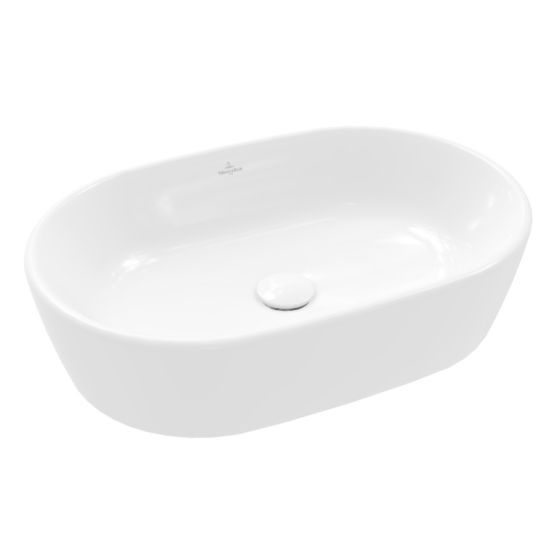 Umywalka Nablatowa Owalna Architectura 60x40 Weiss Alpin 5A266101 Villeroy&Boch