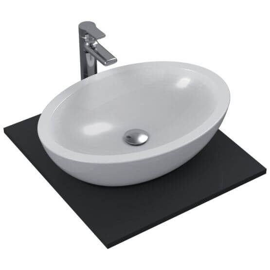 Umywalka Nablatowa Strada Biała 60x42 K078401 Ideal Standard