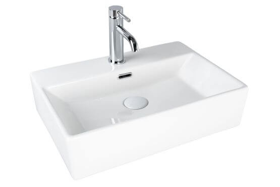 Umywalka Nablatowa Tirano 2750225136 51x36x13 Biały Bevisa
