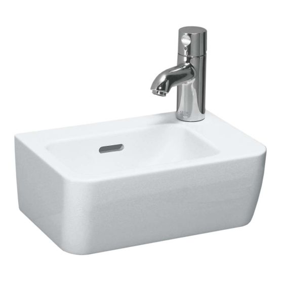 Umywalka Ścienna Mała Z Otworem Na Baterię Po Prawej Stronie Pro A Biały H8169550001061 Laufen