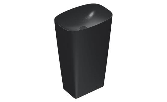 Umywalka Wolnostojąca Z Odpływem W Ścianę Green Czarny Mat 55x38 0428551022 Catalano