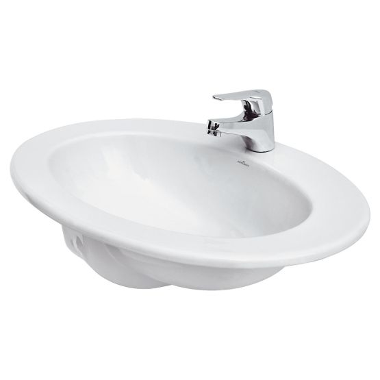 Umywalka Wpuszczana W Blat 63 Gamma Biały K11-0012 Cersanit