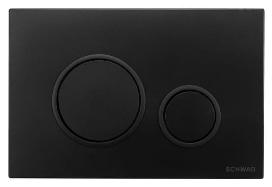 Przycisk Vela Kółko Czarny Mat P47-0190-0253 Fluidmaster