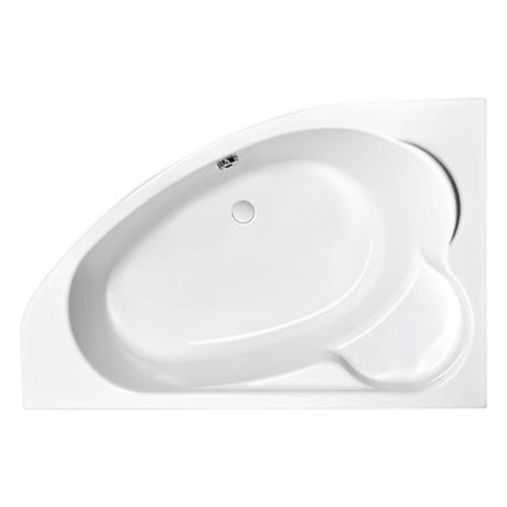 Wanna Asymetryczna 170x110 Lewa Kaliope Biały S301-114 Cersanit