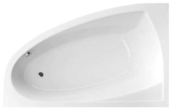 Wanna Narożna Lewa 160x100 cm Aquaria Comfort Biały Połysk WAEX.AQL16WH Excellent