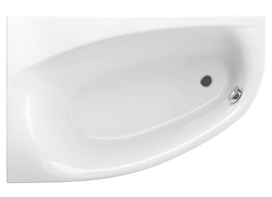 Wanna Narożna Lewa 170x110 cm Kameleon Biały Połysk WAEX.KML17WH Excellent