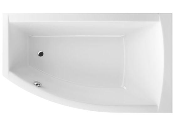 Wanna Narożna Prawa 150x85 cm Magnus Biały Połysk WAEX.MGP15WH Excellent