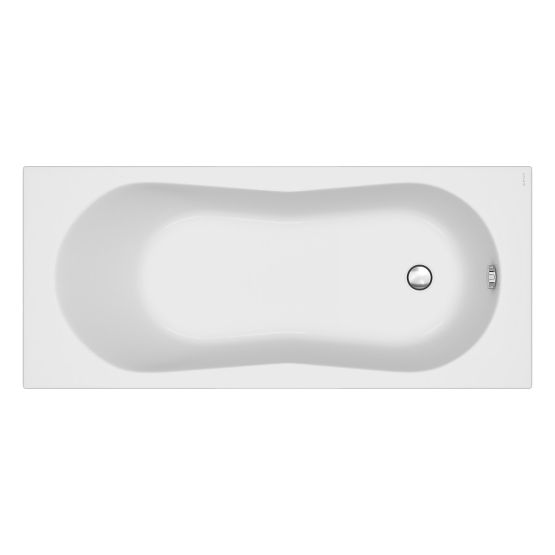 Wanna Prostokątna 160x70 Nike Biały S301-248 Cersanit