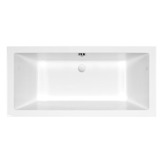 Wanna Prostokątna 160x75 Intro Biały S301-067 Cersanit