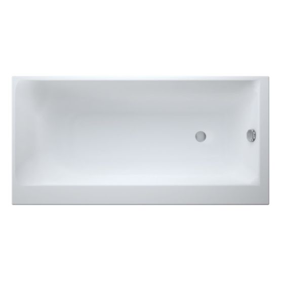 Wanna Prostokątna 160x80 Lewa Smart Biały S301-119 Cersanit