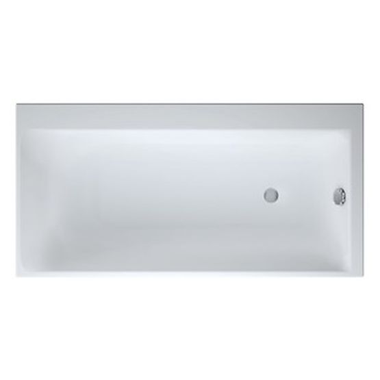 Wanna Prostokątna 160x80 Prawa Smart Biały S301-118 Cersanit