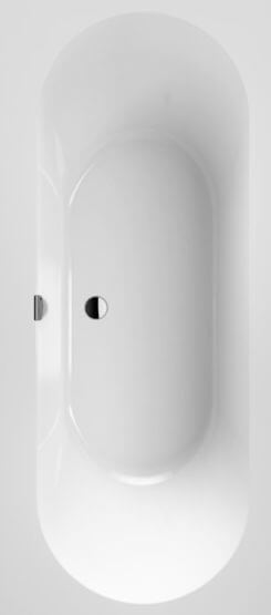 Wanna Prostokątna Oberon 2.0 180x80 Weiss Alpin UBQ180OBR2DV-01 Villeroy&Boch