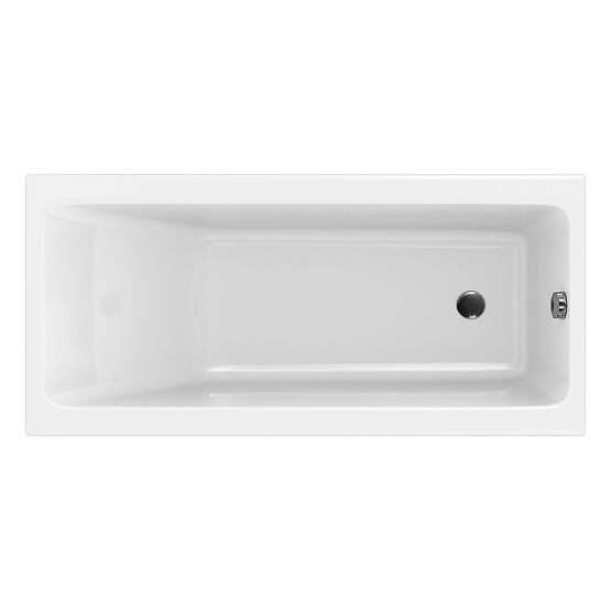 Wanna Prostokątna Slim 160x75 Crea Biały S301-225 Cersanit