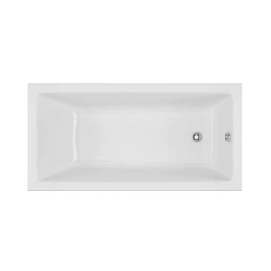 Wanna Prostokątna Wave Slim Biała 120X70 Cm Waex.Wav12Whs Excellent