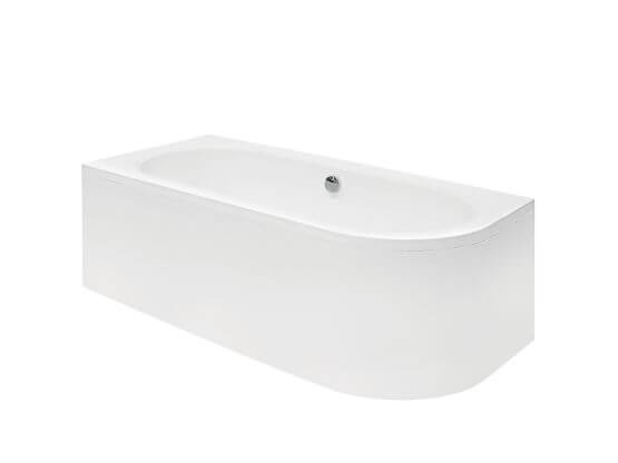 Wanna Przyścienna Avita Przyścienna Prawa 150X75 Cm WAA-150APS Besco