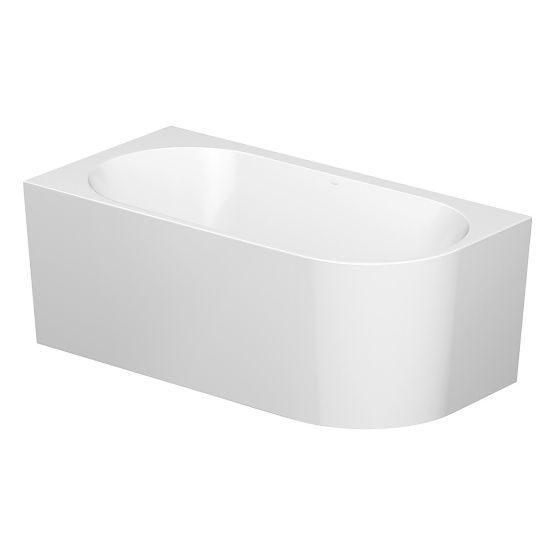 Wanna Wolnostojąca Narożna 160x80 Lewa Crea Biały S931-034 Cersanit