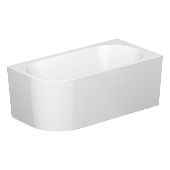 Wanna Wolnostojąca Narożna 160x80 Prawa Crea Biały S931-035 Cersanit