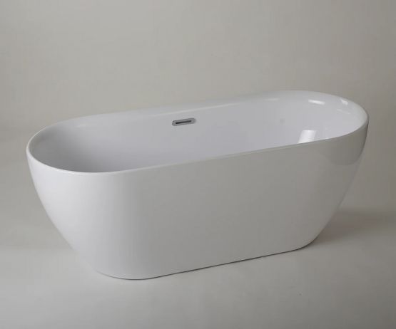 Wanna Wolnostojąca Neo 156x69 Biały Połysk/Sahara Brown Mat WWNE/SWP/ZRM Ravon