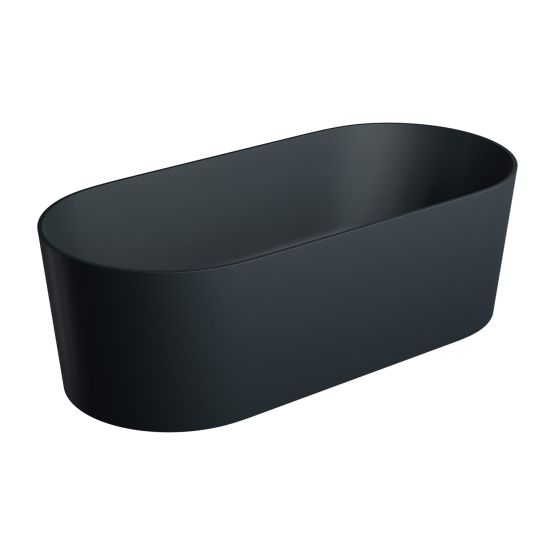 Wanna Wolnostojąca Ovo Black Lava Mat 160x75 OVOWWBLV Omnires