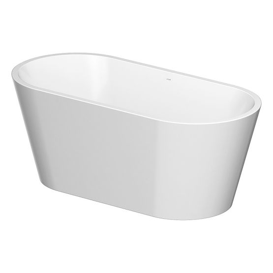 Wanna Wolnostojąca Owalna 160x75 Crea Biały S301-300 Cersanit