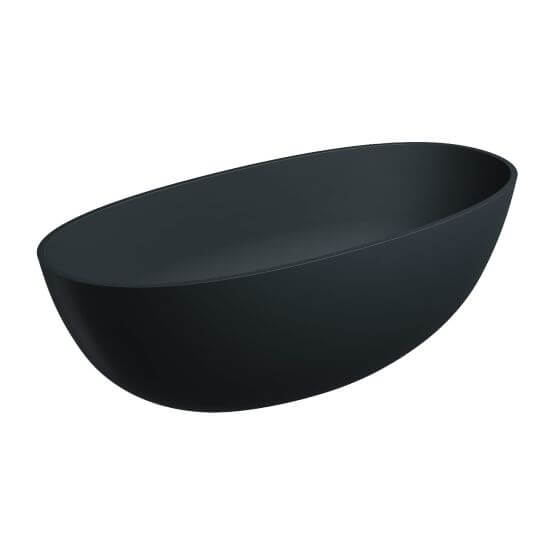 Wanna Wolnostojąca Shell M+ Black Lava 160x75 cm SHELLWWBLV Omnires